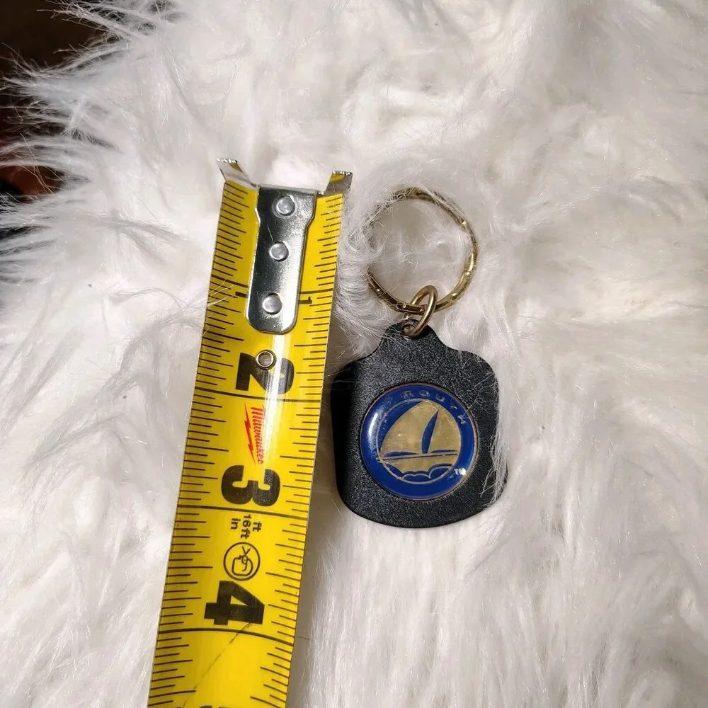 Plymouth Sailboat VTG 1990's Keychain Fob NEW/RT1